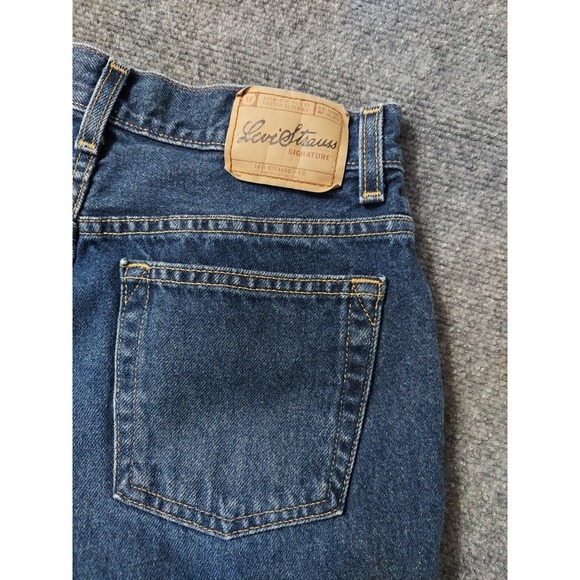 Levis Jeans Women 12 Short Blue Vtg Tapered Hi Rise Relaxed Fit baggy Medium Wsh - Picture 7 of 9